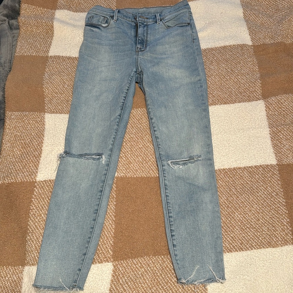 BDG light wash skinny jeans